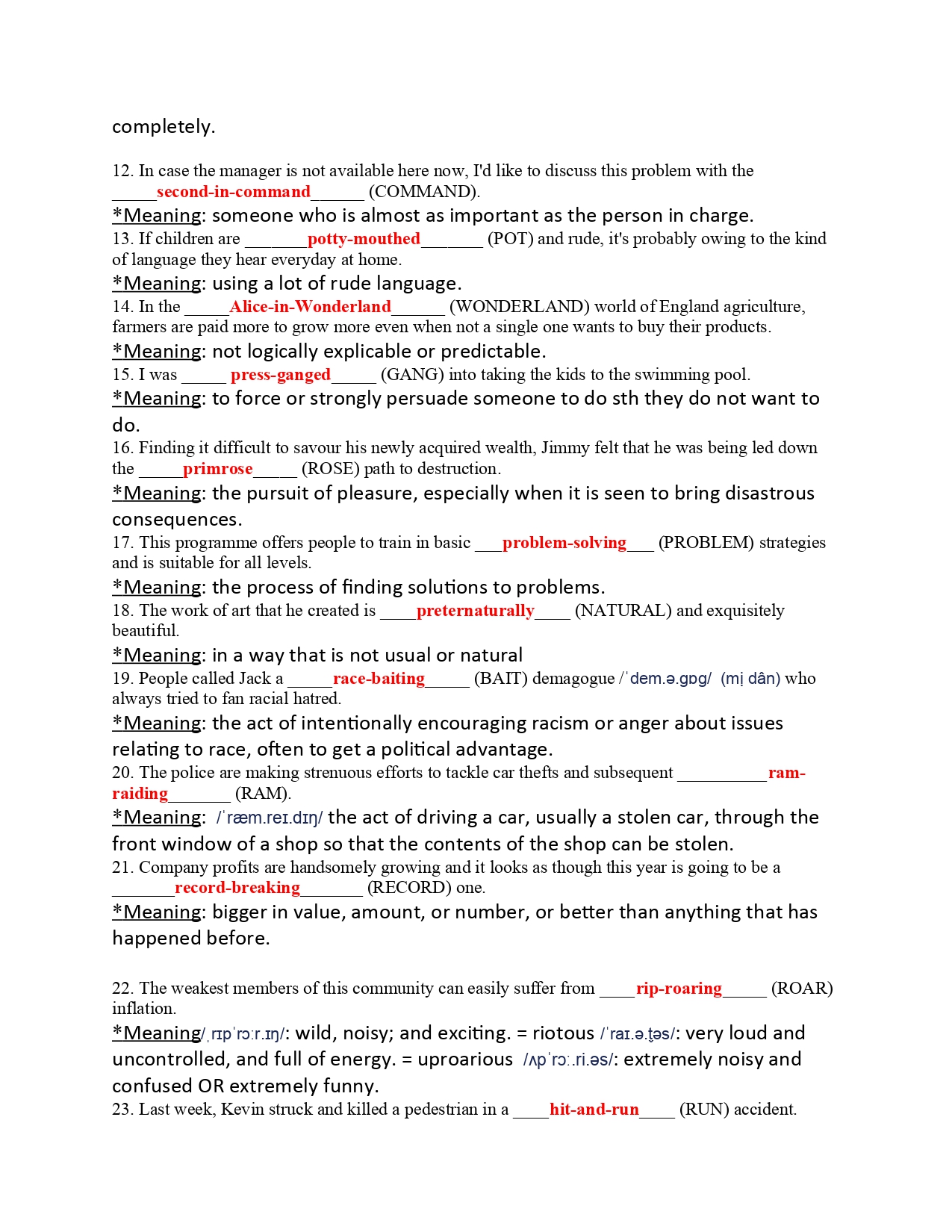 [tailieudieuky.com] Bài tập word form ôn thi học sinh giỏi quốc gia có đáp án - Word form for NEC - PROJECT EZWORDFORMONDAMIC OF CAO BILL (14 trang)_page-0002