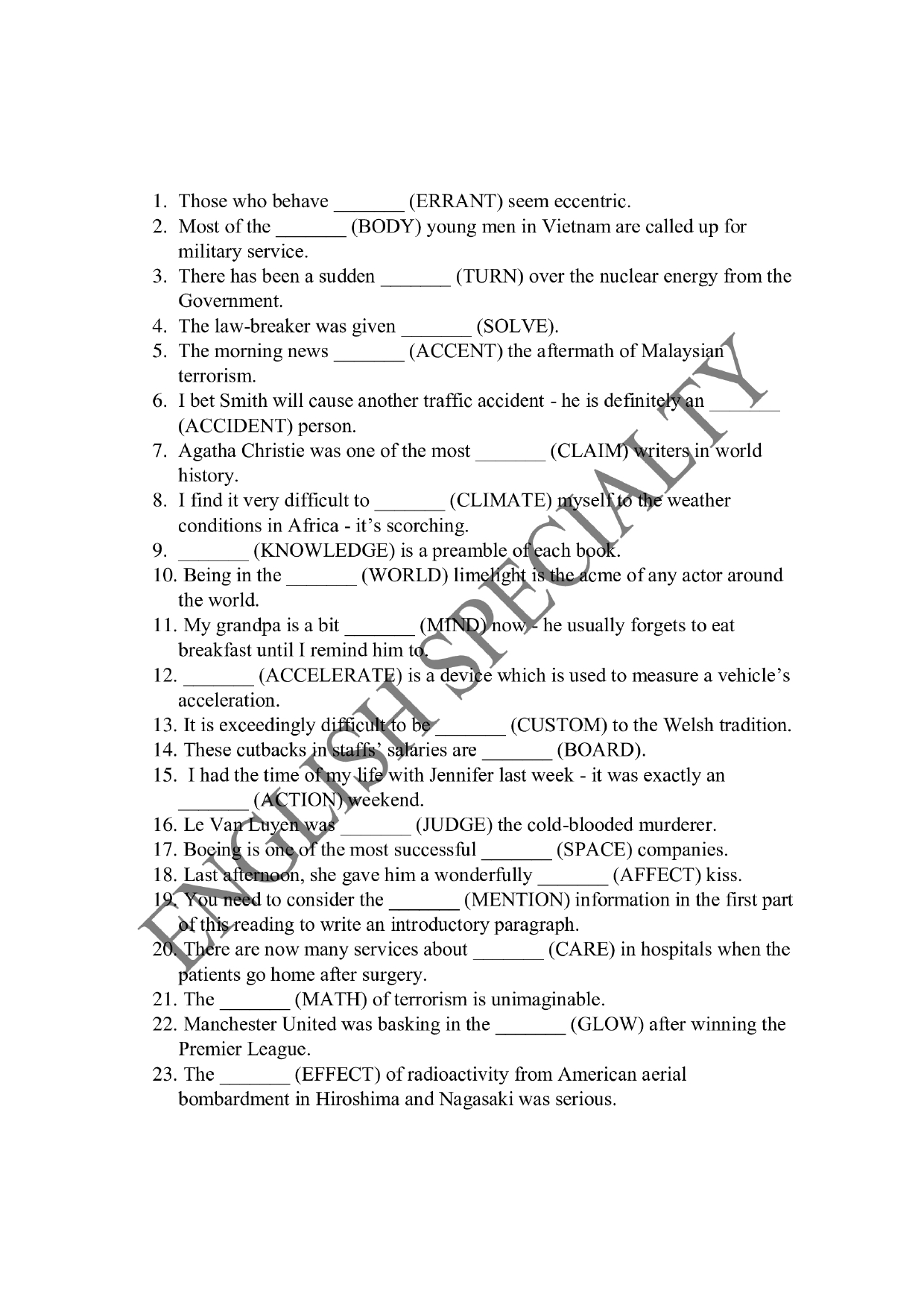 [tailieudieuky.com] (English Specialty) Advanced Word Formation with key - Expanding your english first edition (11 pages)_page-0002
