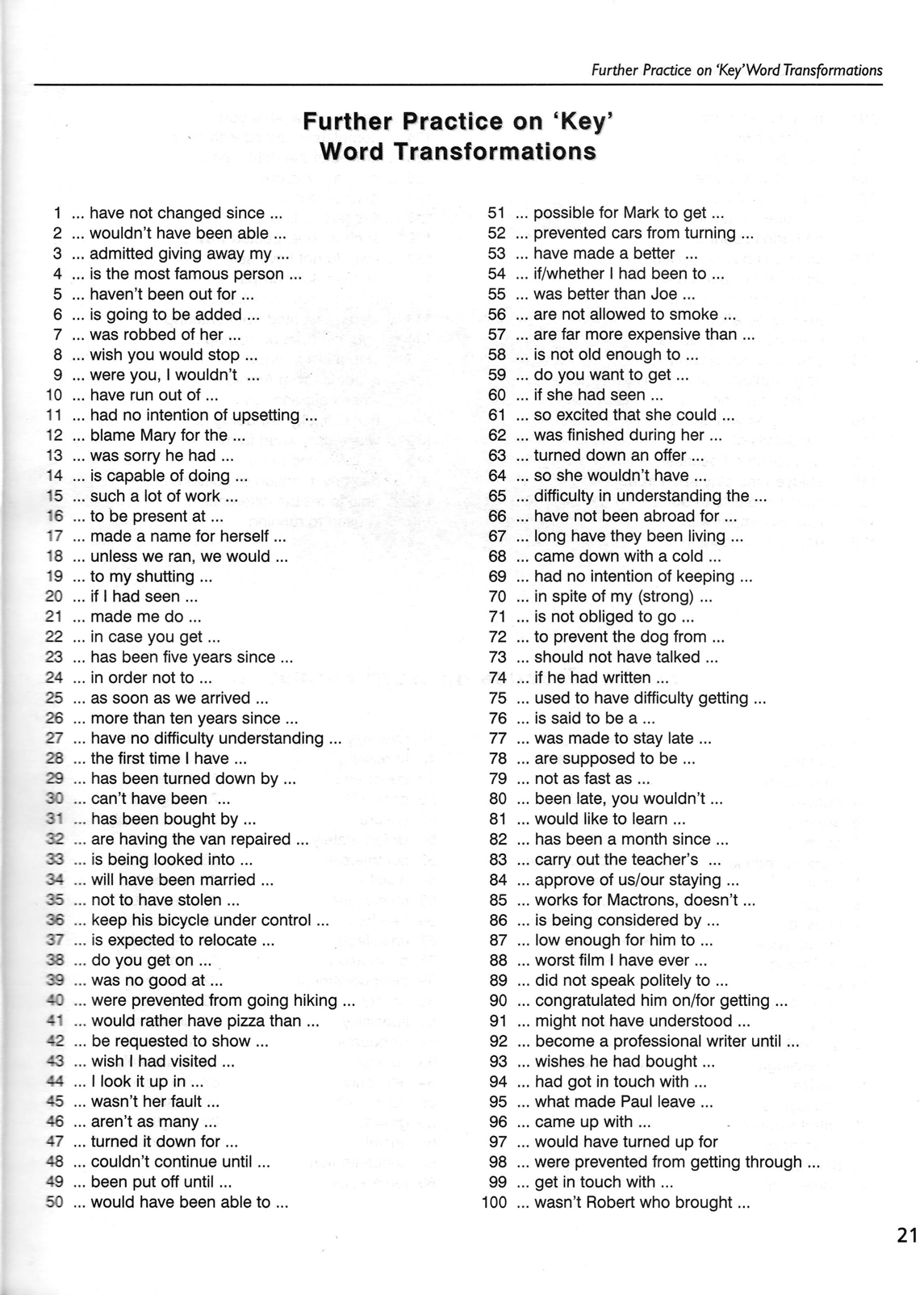 [tailieudieuky.com] Futher Practice on Word Distrators, Key word transformations and Word Formatio - Level B2 - with key_page-0037