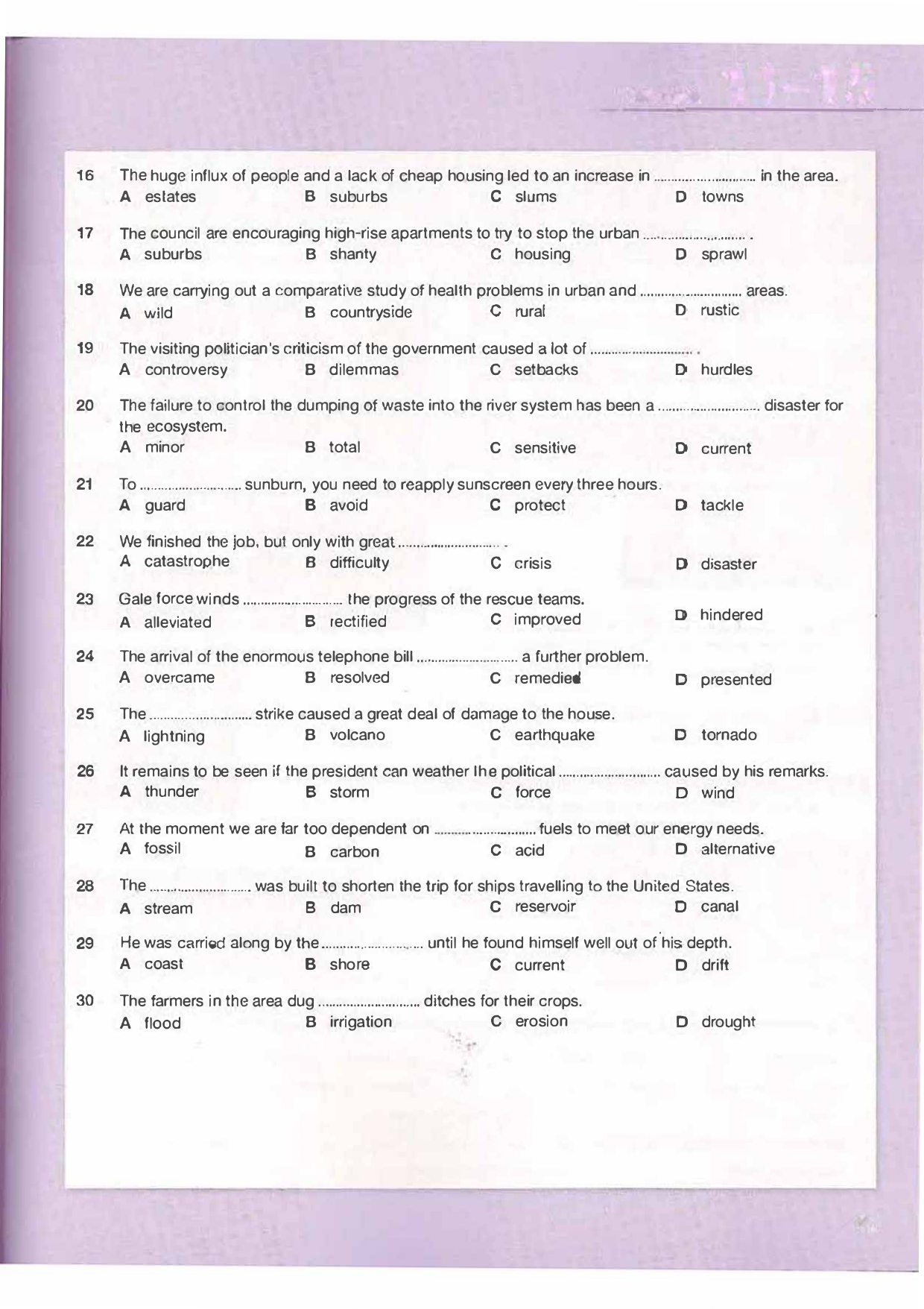 [tailieudieuky.com] Vocabulary tests for gifted students with key (13 pages)_page-0006