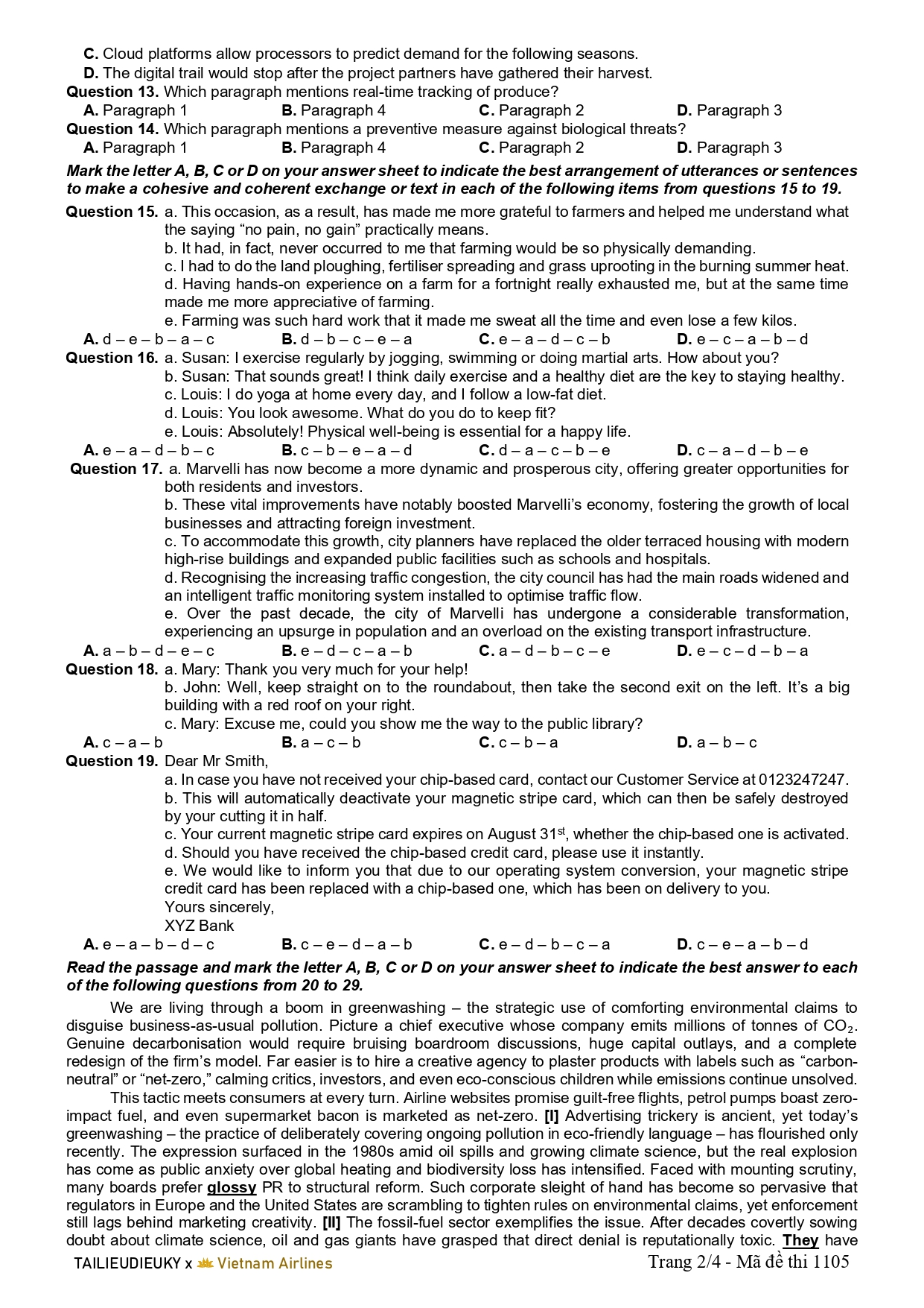 Đề thi Tốt nghiệp THPT Tiếng Anh 2025 pdf - 2