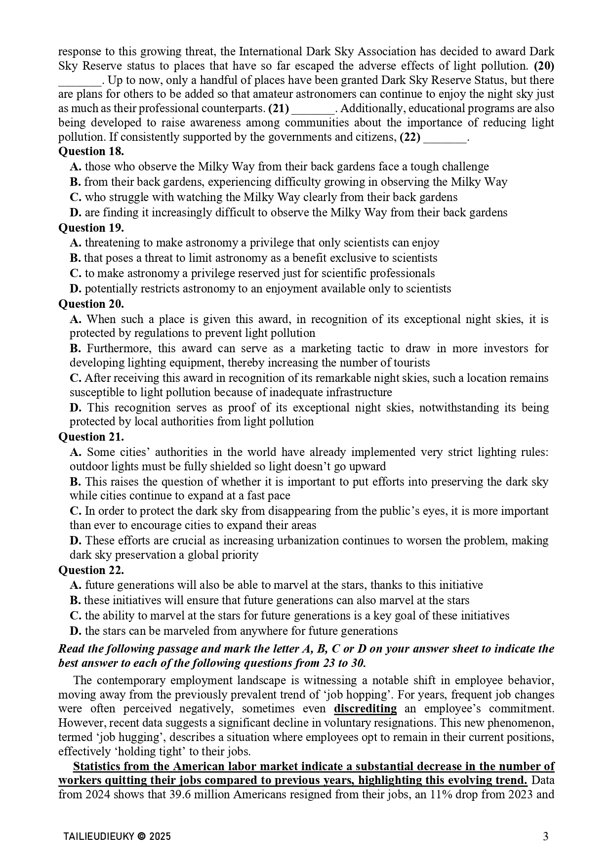 Đề thi thử Tốt nghiệp THPT 2026 Tiếng Anh Bắc Giang_page-0003