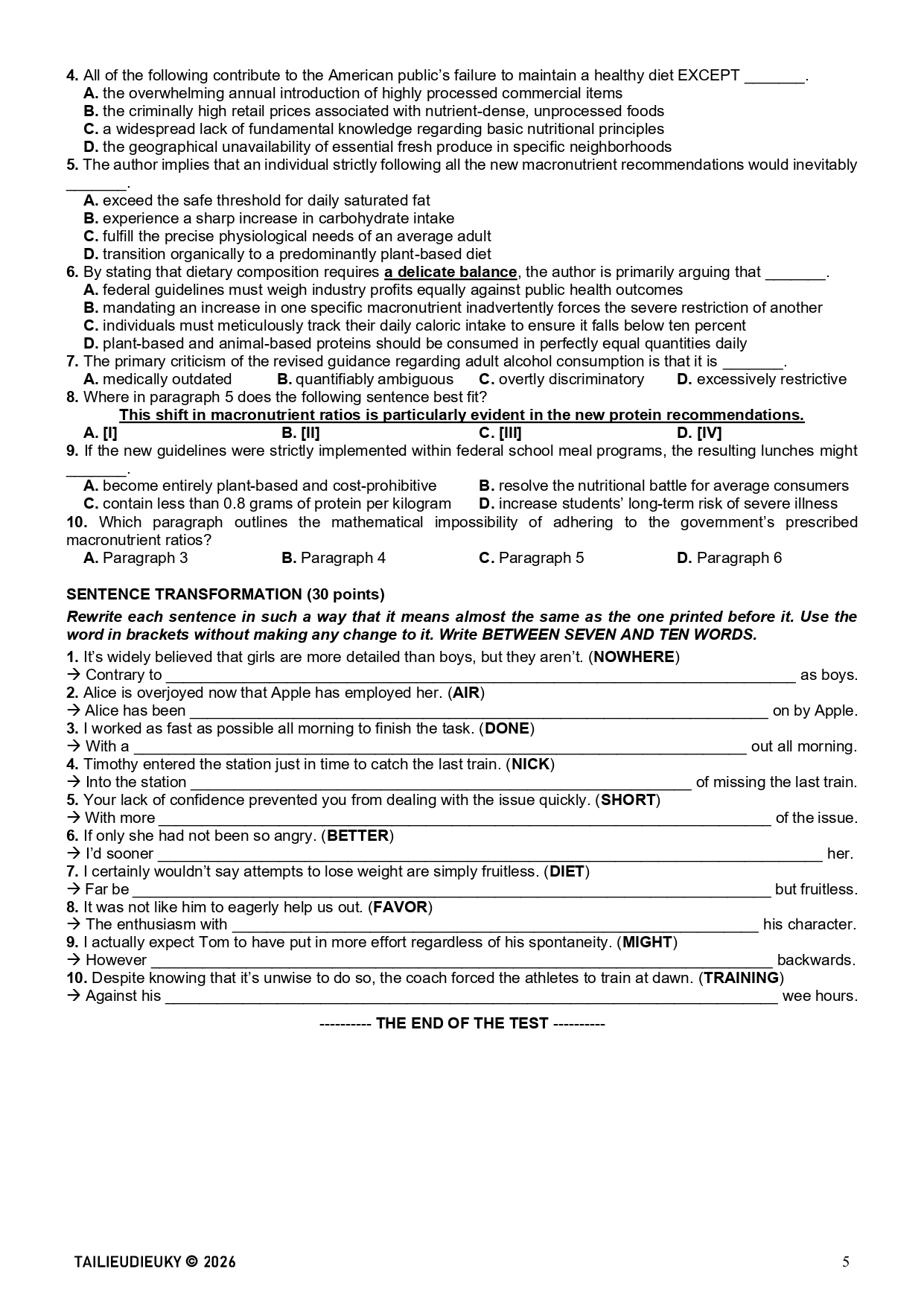 Đề HSG Tiếng Anh 12 TP HCM 2025-2026_page-0005